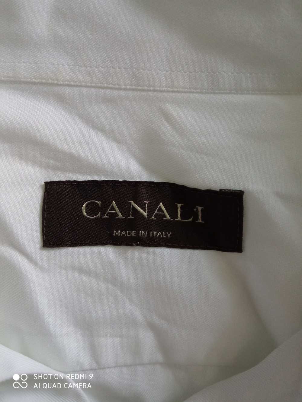 Canali × Italian Designers Canali Men White Long … - image 3