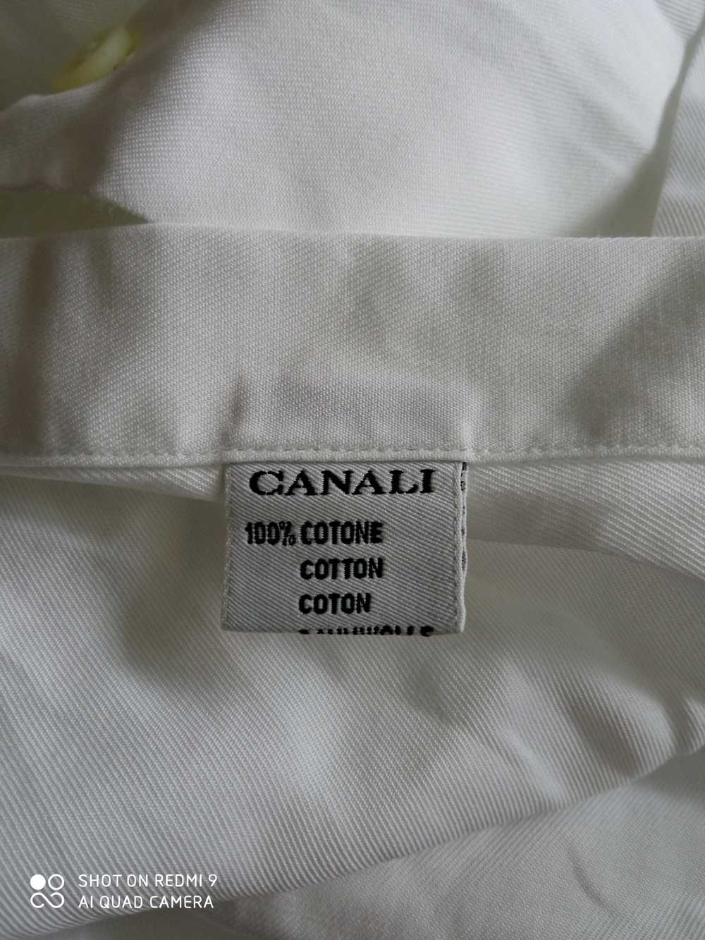 Canali × Italian Designers Canali Men White Long … - image 5