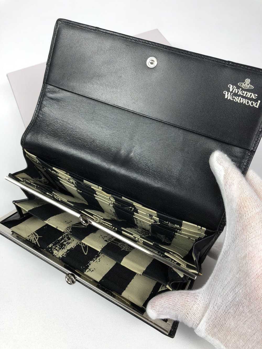 Vivienne Westwood Orb leather long wallet - image 3