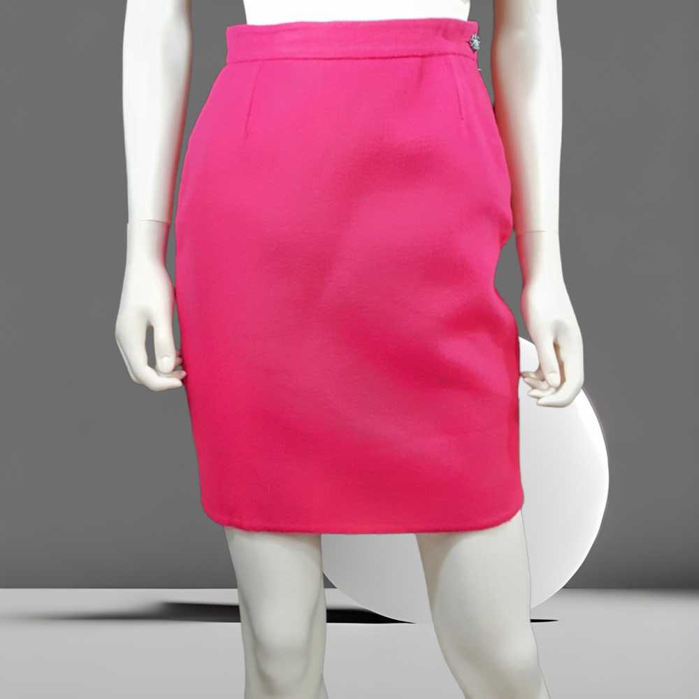 90s Hot Pink Vintage Gianfranco Ferre Hot Pink Wo… - image 1