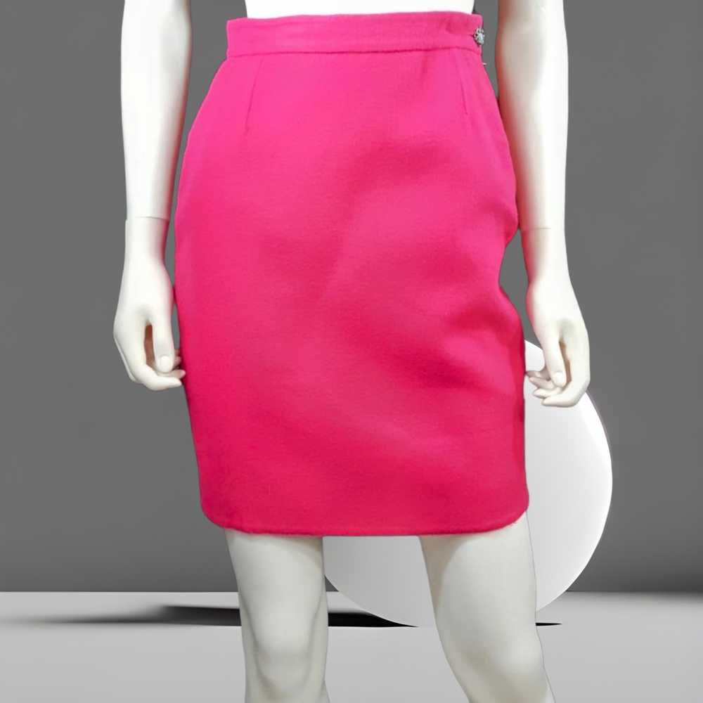 90s Hot Pink Vintage Gianfranco Ferre Hot Pink Wo… - image 4
