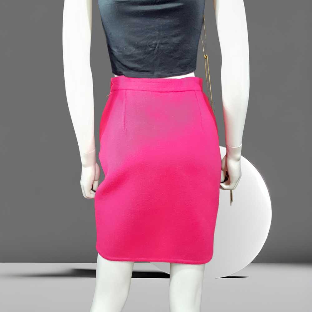 90s Hot Pink Vintage Gianfranco Ferre Hot Pink Wo… - image 9
