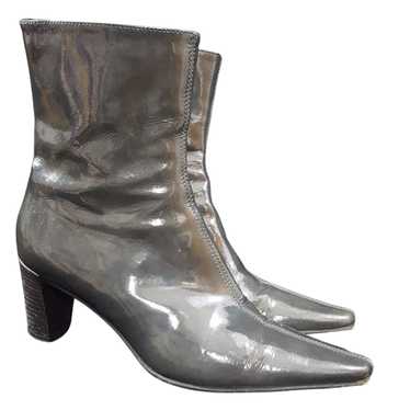 Aquatalia by Marvin K Patent Leather Ankle Bootie… - image 1