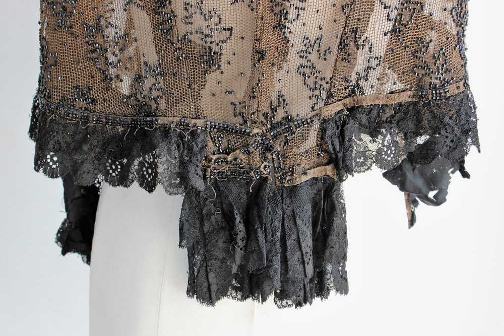 Vintage Antique 1800s Victorian Mourning Capelet … - image 5