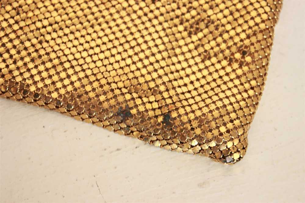 Vintage 1930s Gold Mesh Clutch or Larger Coin Pur… - image 2