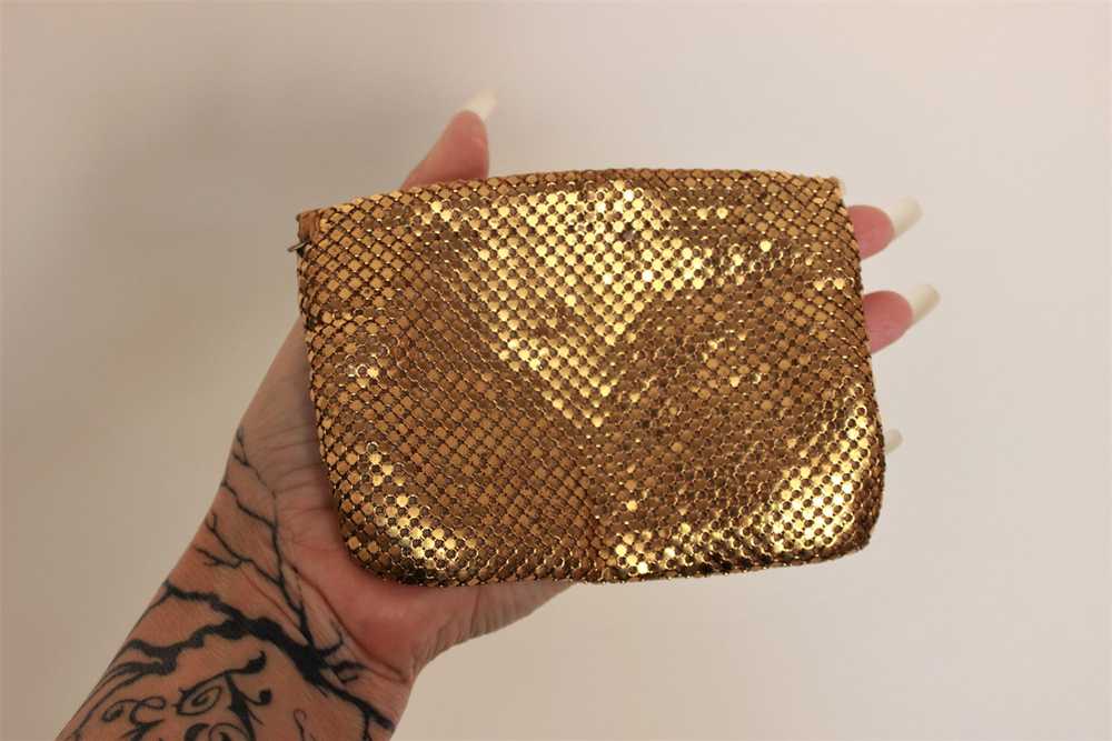Vintage 1930s Gold Mesh Clutch or Larger Coin Pur… - image 6