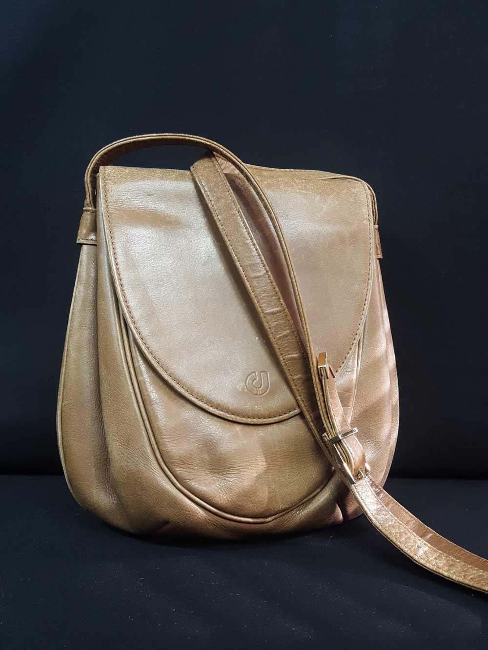 Charles Jourdan Paris Vintage Leather Crossbody B… - image 3