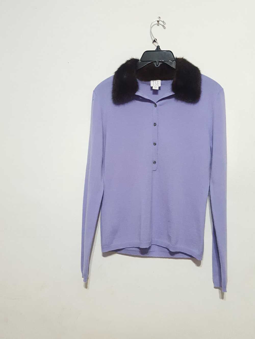 TSE Cashmere Mink Collar Sweater size S - image 10