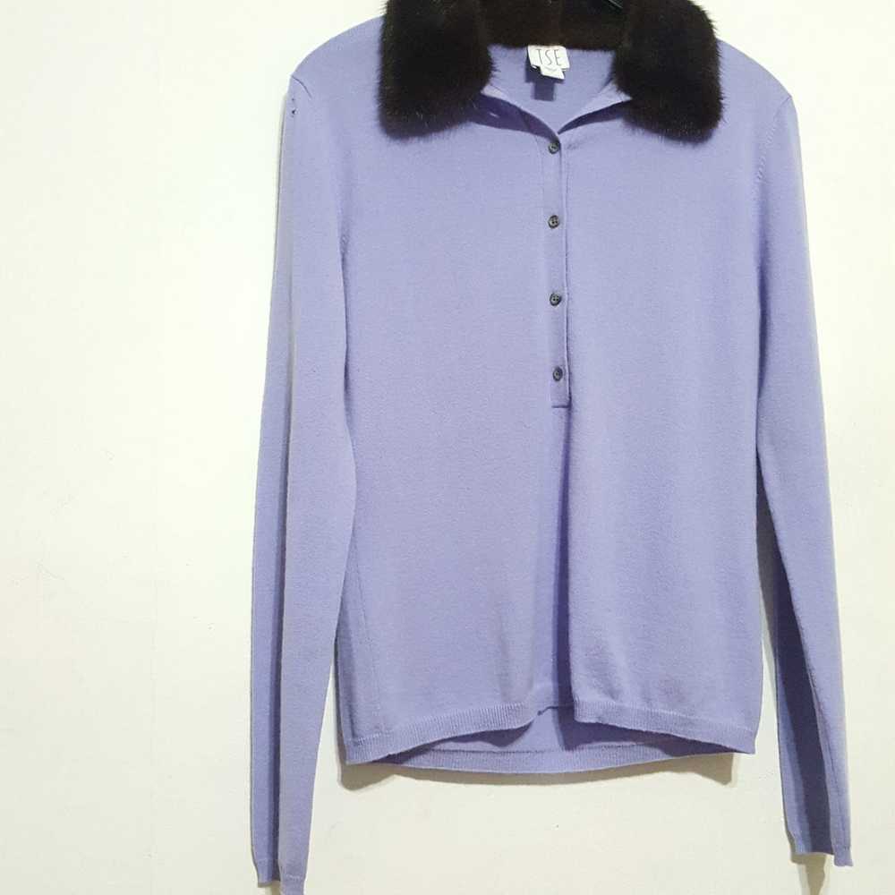 TSE Cashmere Mink Collar Sweater size S - image 6