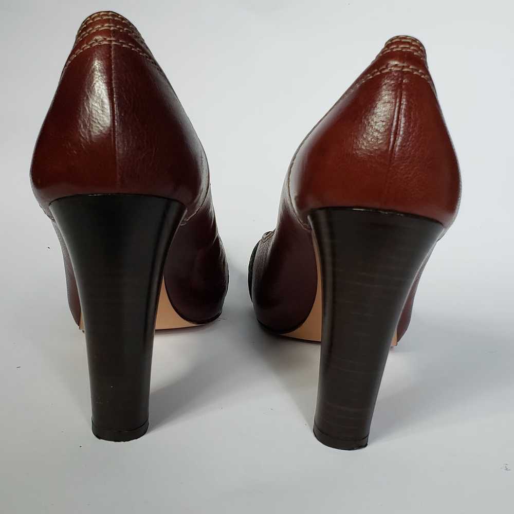 Coach Francie Leather Peeptoe Pumps Suze 9.5 - image 7