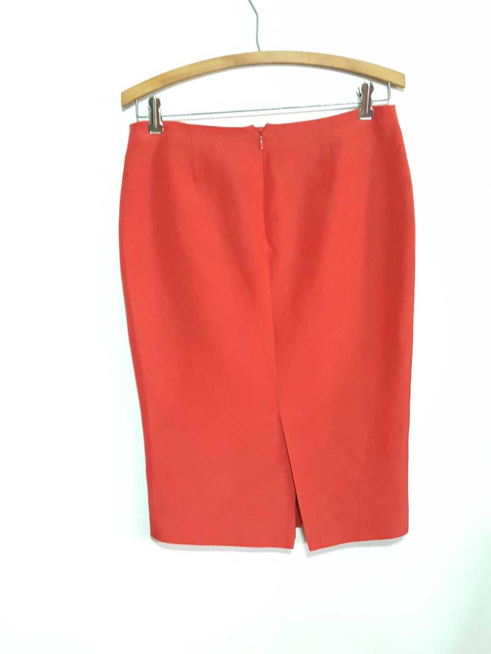 Emanuel Ungaro Paris Silk Pencil Skirt sz. 36 - image 7