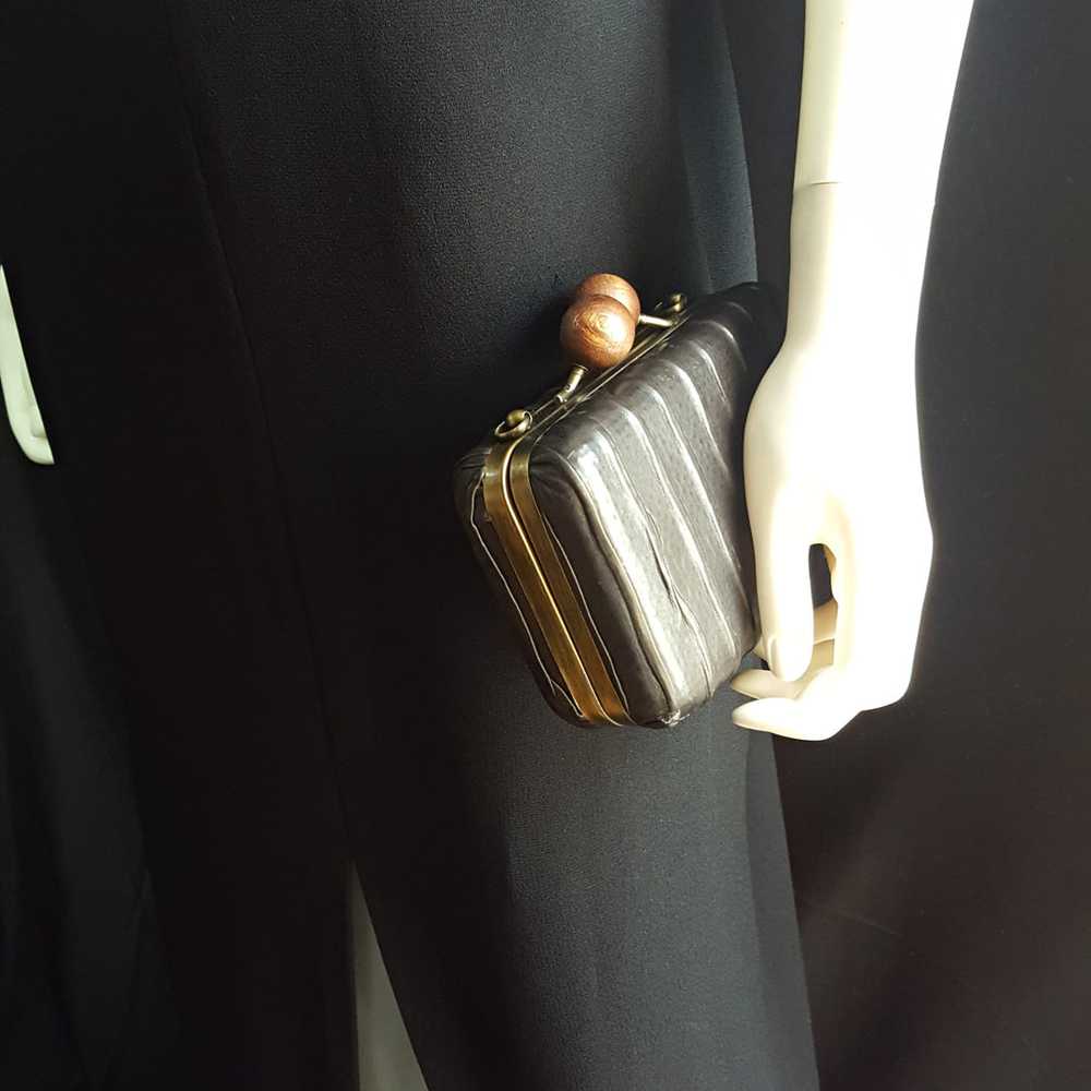 Erva Leather Clutch - image 2