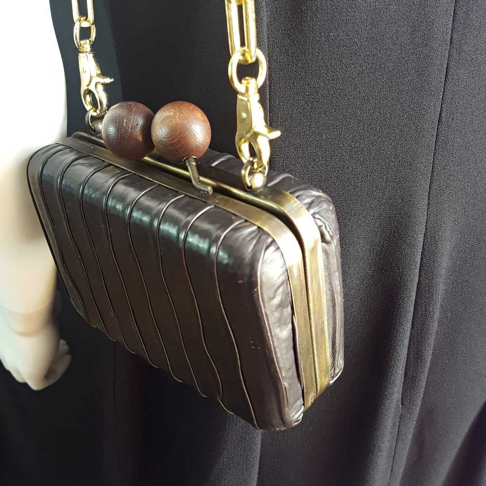 Erva Leather Clutch - image 7