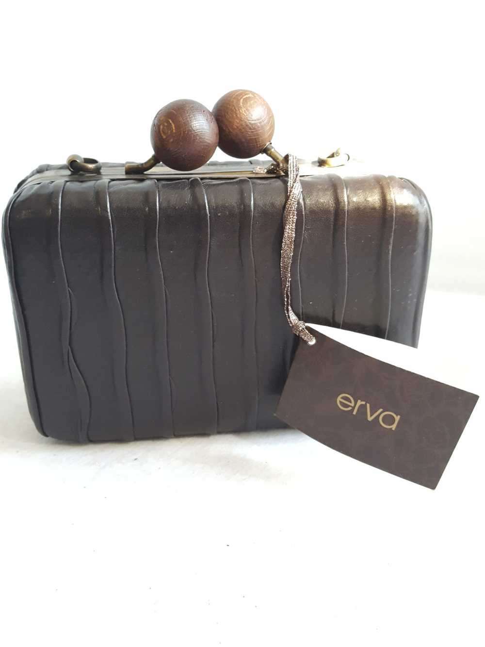 Erva Leather Clutch - image 8