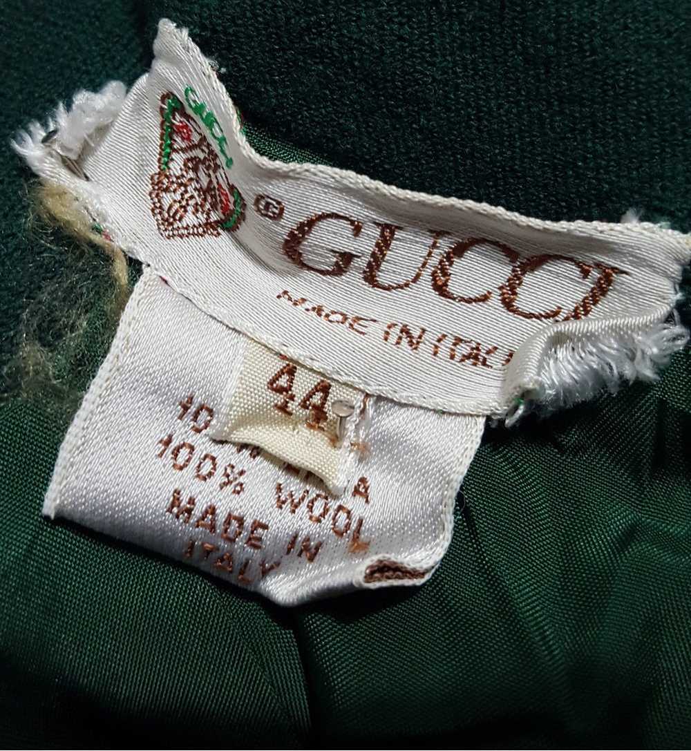 Gucci Vintage Wool Jersey Leisure Skirt Suit size… - image 5