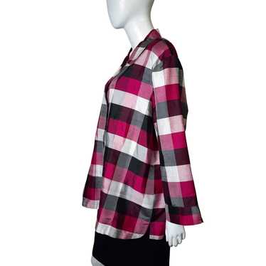 Notations Woman Silk Check Blouse size 3X - image 1