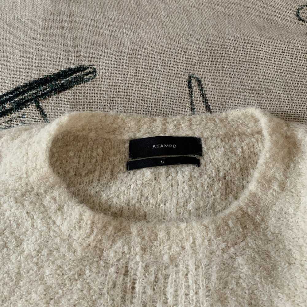 Stampd Stampd - Cable Knit Alpaca Sweater - image 2