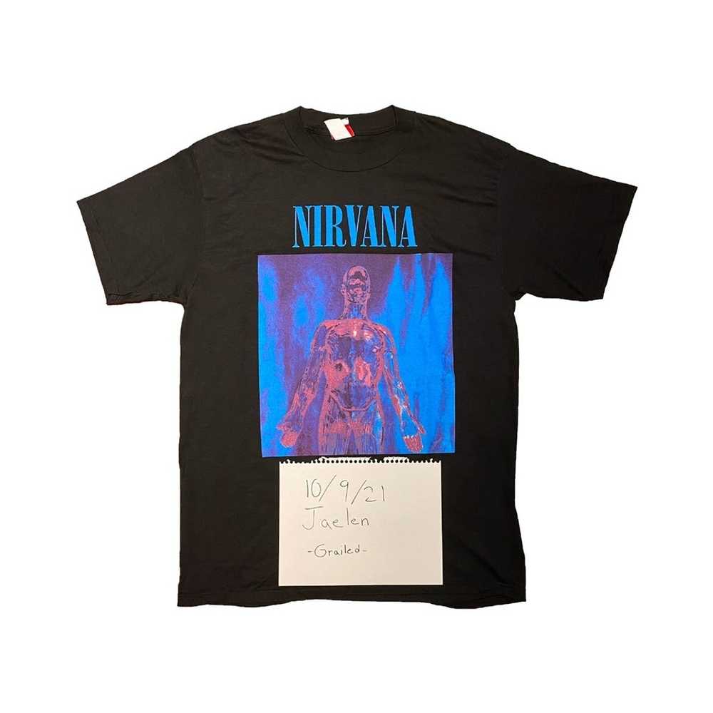 Tultex RARE Vintage 90s Nirvana Sliver Giant doub… - image 4