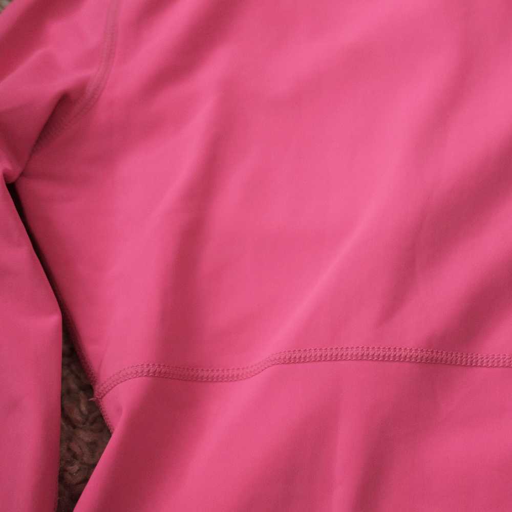 1990s DKNY neon pink neoprene bodysuit - image 4