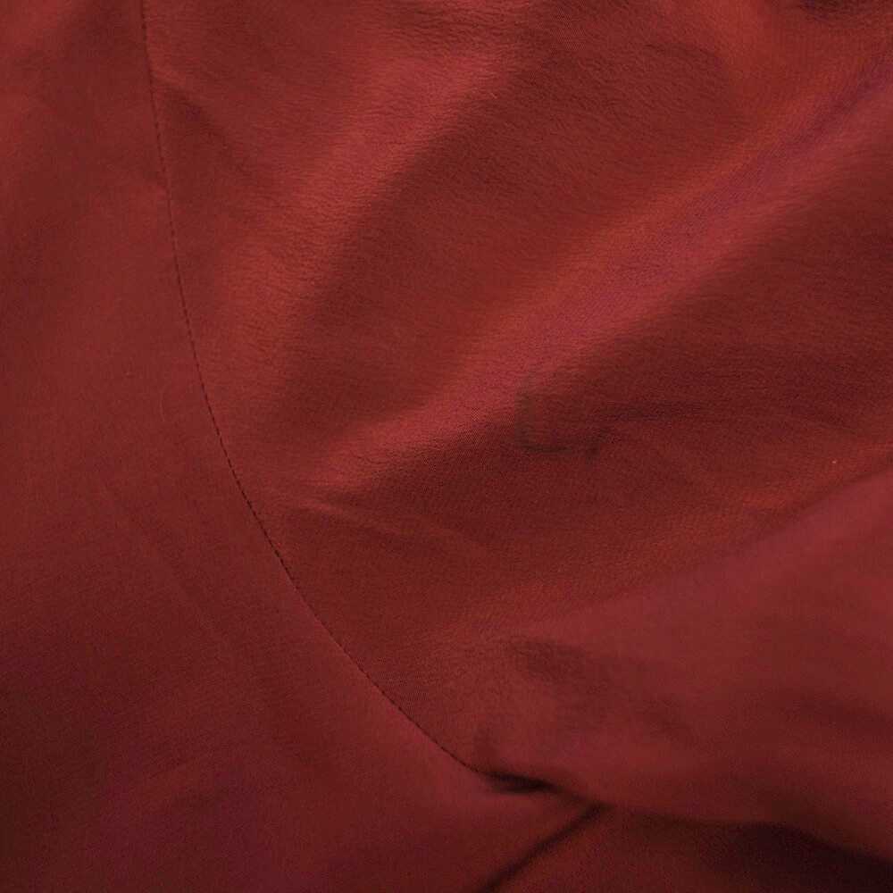 1980s crimson silk blouse - image 4