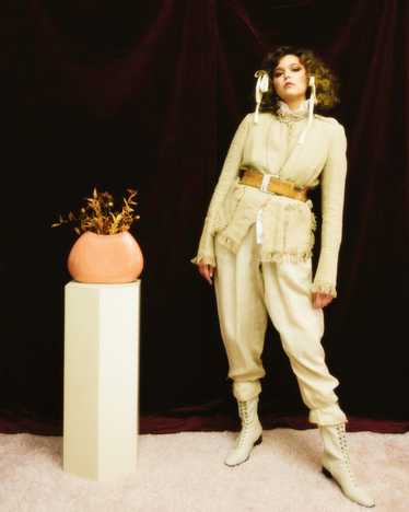 Dolce and Gabbana frayed linen jacket - image 1