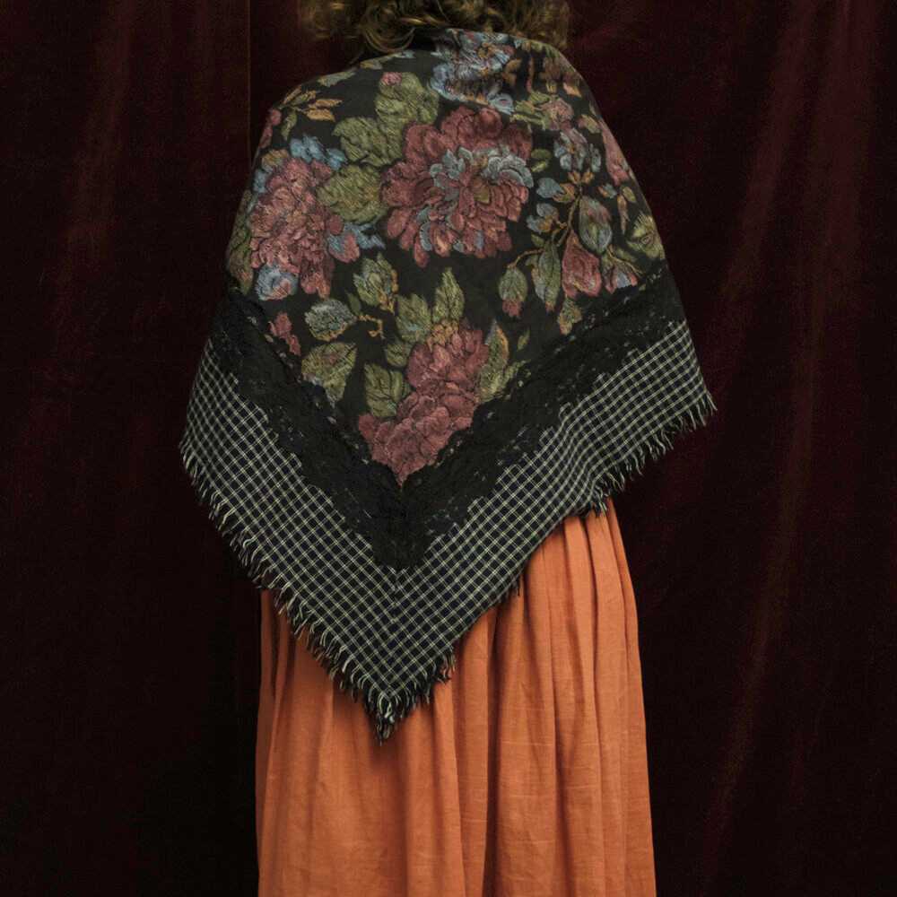 1980s Koos van den Akker floral scarf - image 2