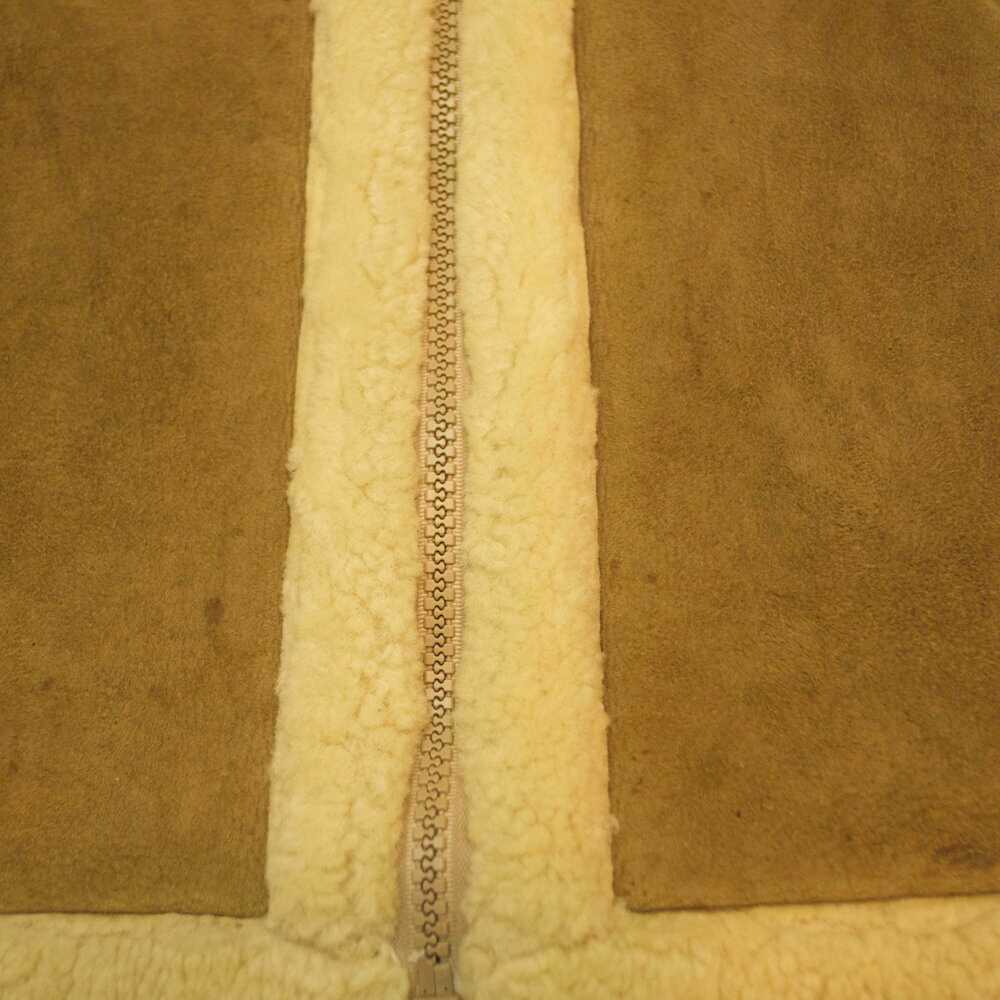 1970s reversible shearling vest - image 7