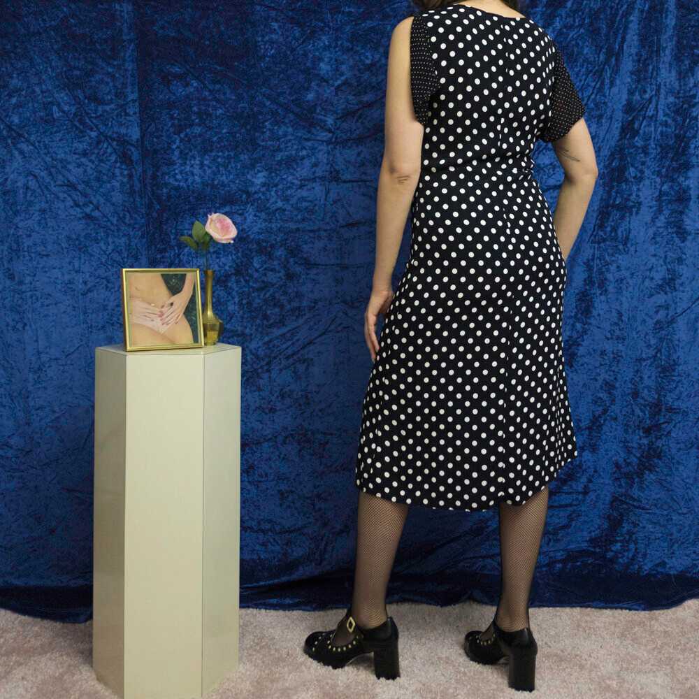 1990s Zoe polka dot dress - image 3