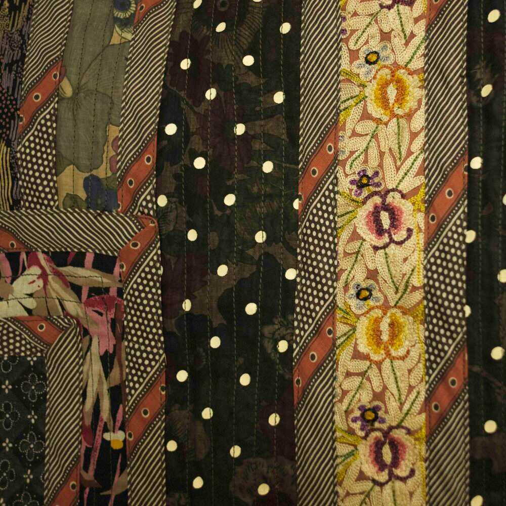 1970s Koos van den Akker patchwork maxi dress - image 9