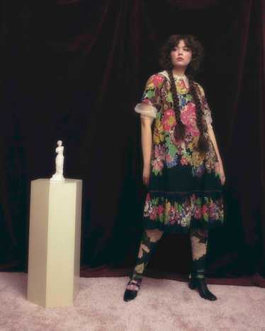 1970s-80s Koos van den Akker floral tent dress