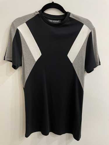 Neil Barrett Black, White & Grey Geometric T Shirt
