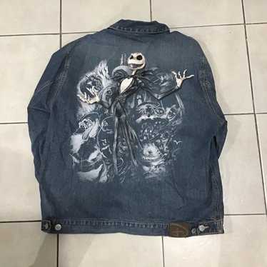 Disney × Vintage JACK SKELLINGTON DENIM JACKET DI… - image 1