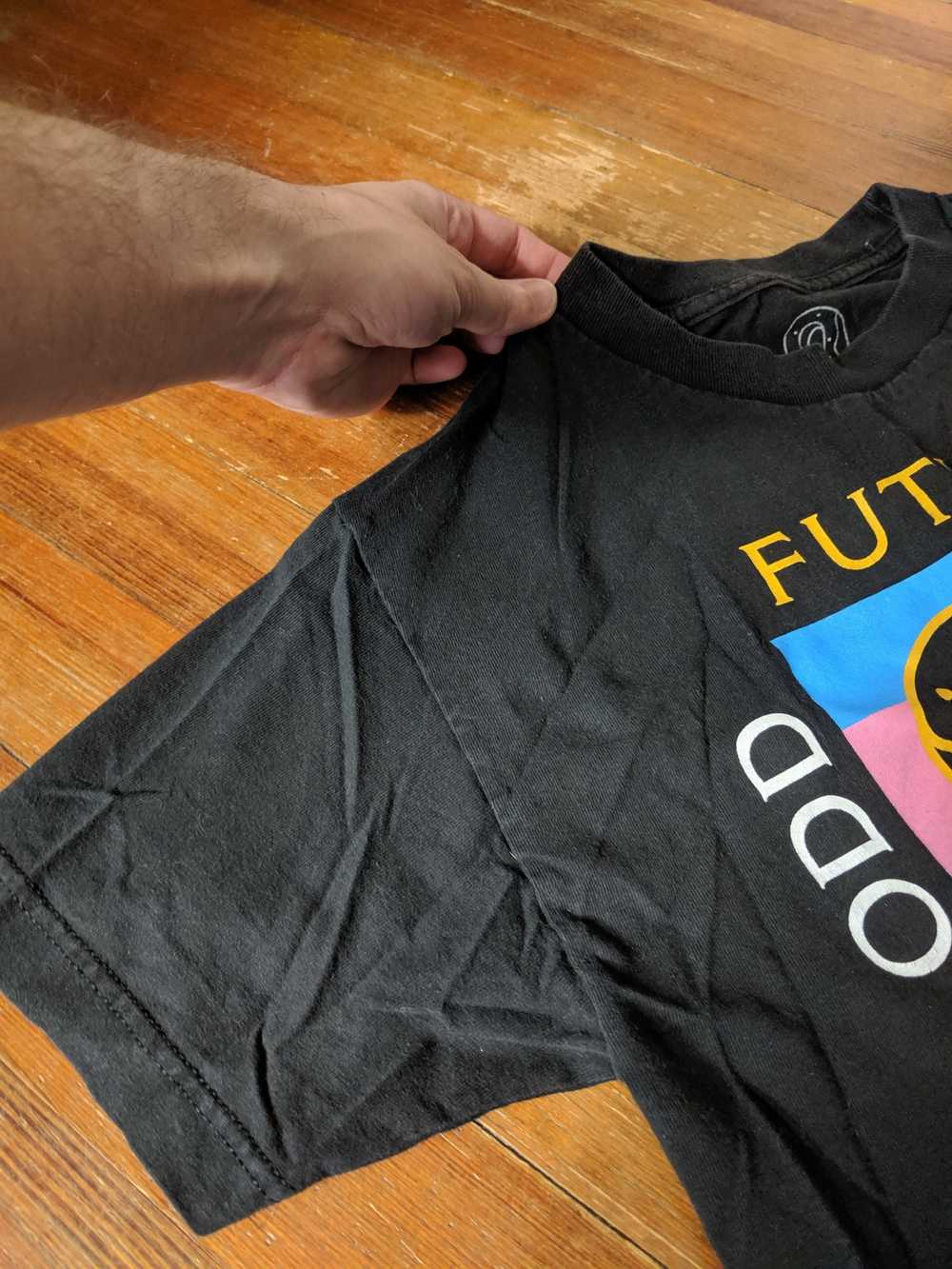 Odd Future Black donut monogram t-shirt - image 3