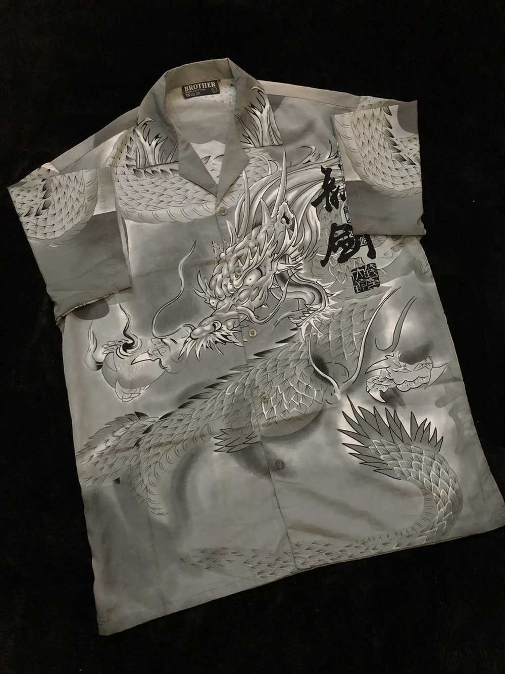Vintage Shirts Dragon Smoke vintage - image 3