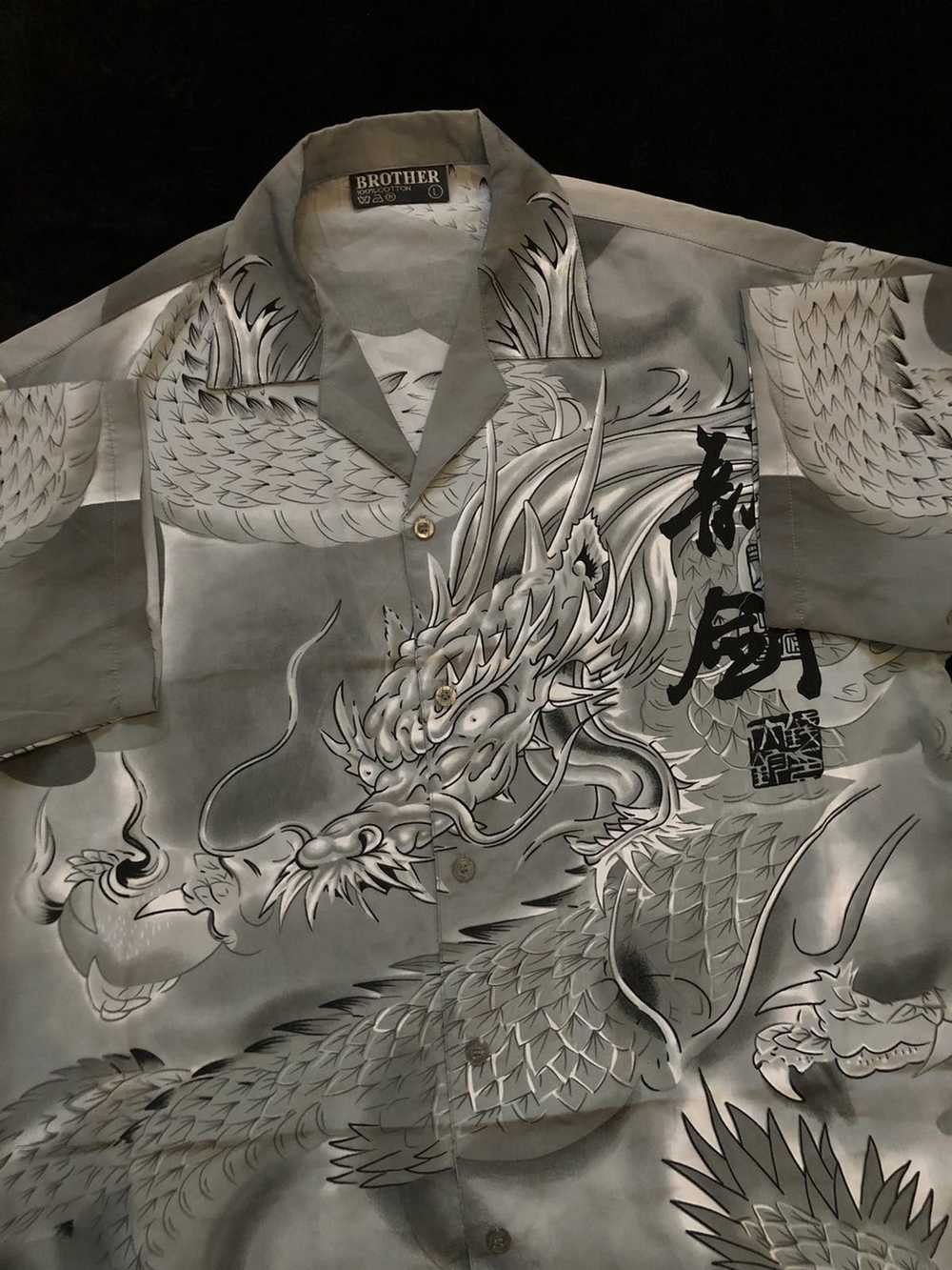 Vintage Shirts Dragon Smoke vintage - image 4
