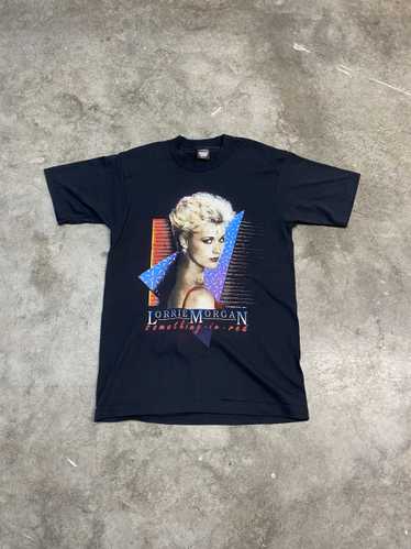 1991 Lorrie Morgan Something In Red Tour Tee