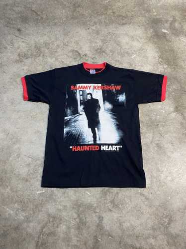 1993 Sammy Kershaw Haunted Heart Tour Tee - image 1