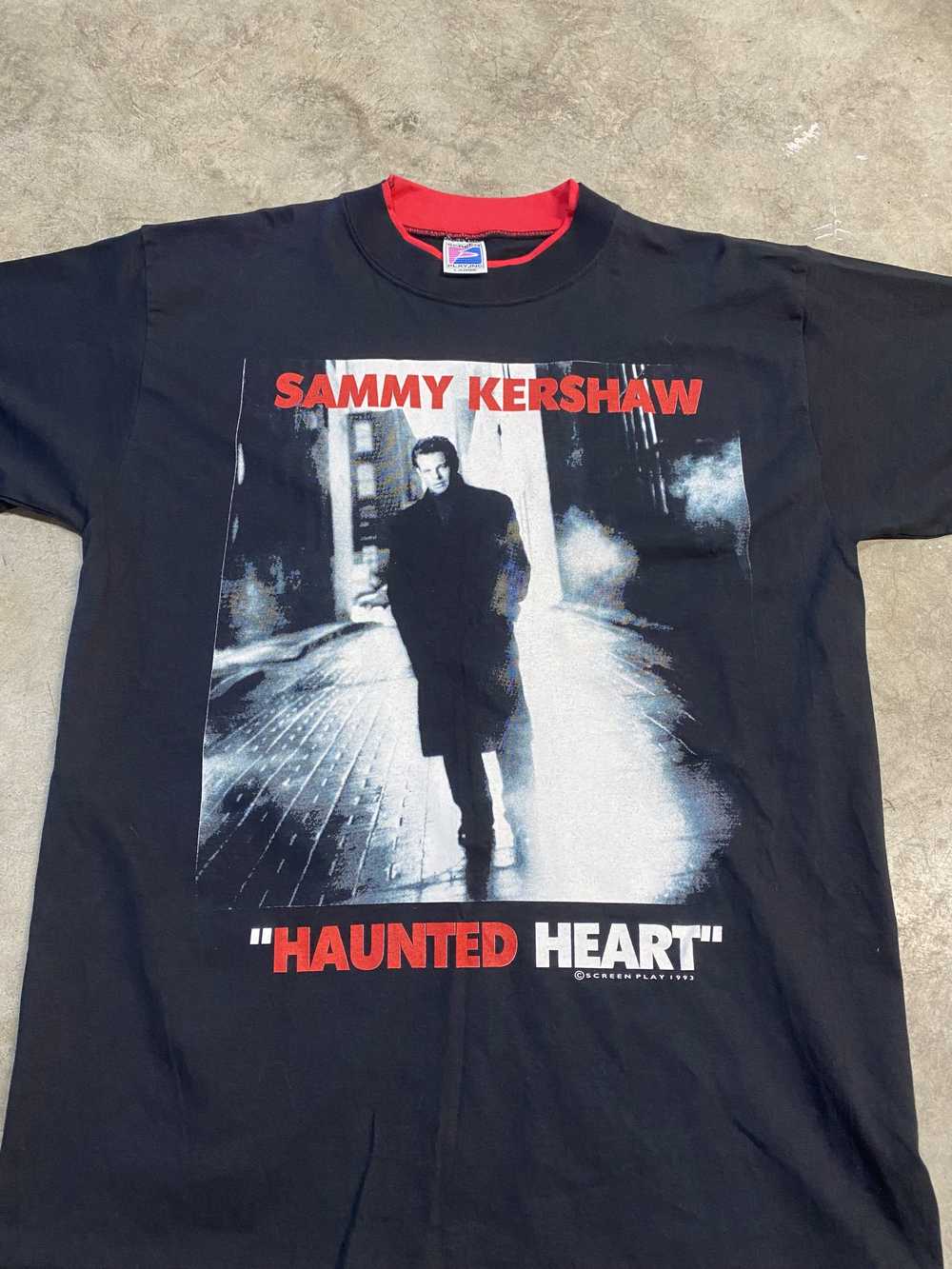 1993 Sammy Kershaw Haunted Heart Tour Tee - image 2