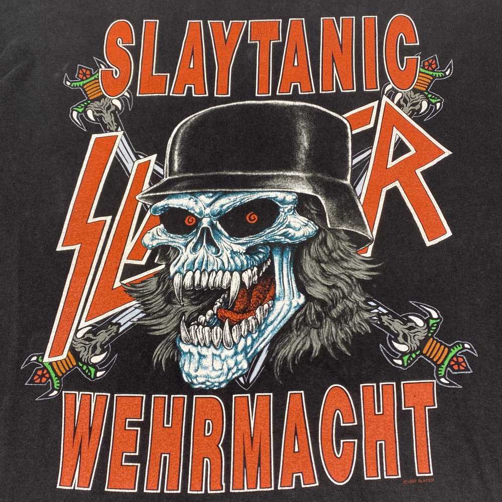 Vintage 1988 Slayer ‘Slaytanic Wehrmacht’ license… - image 4