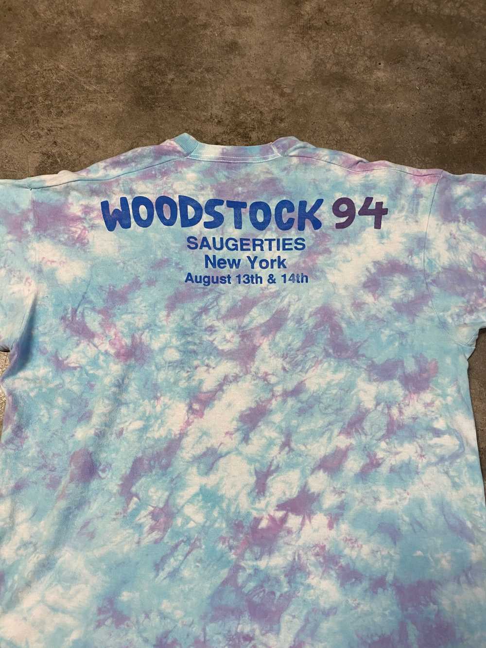 1994 Woodstock Festival Tye Dye Tee - image 4