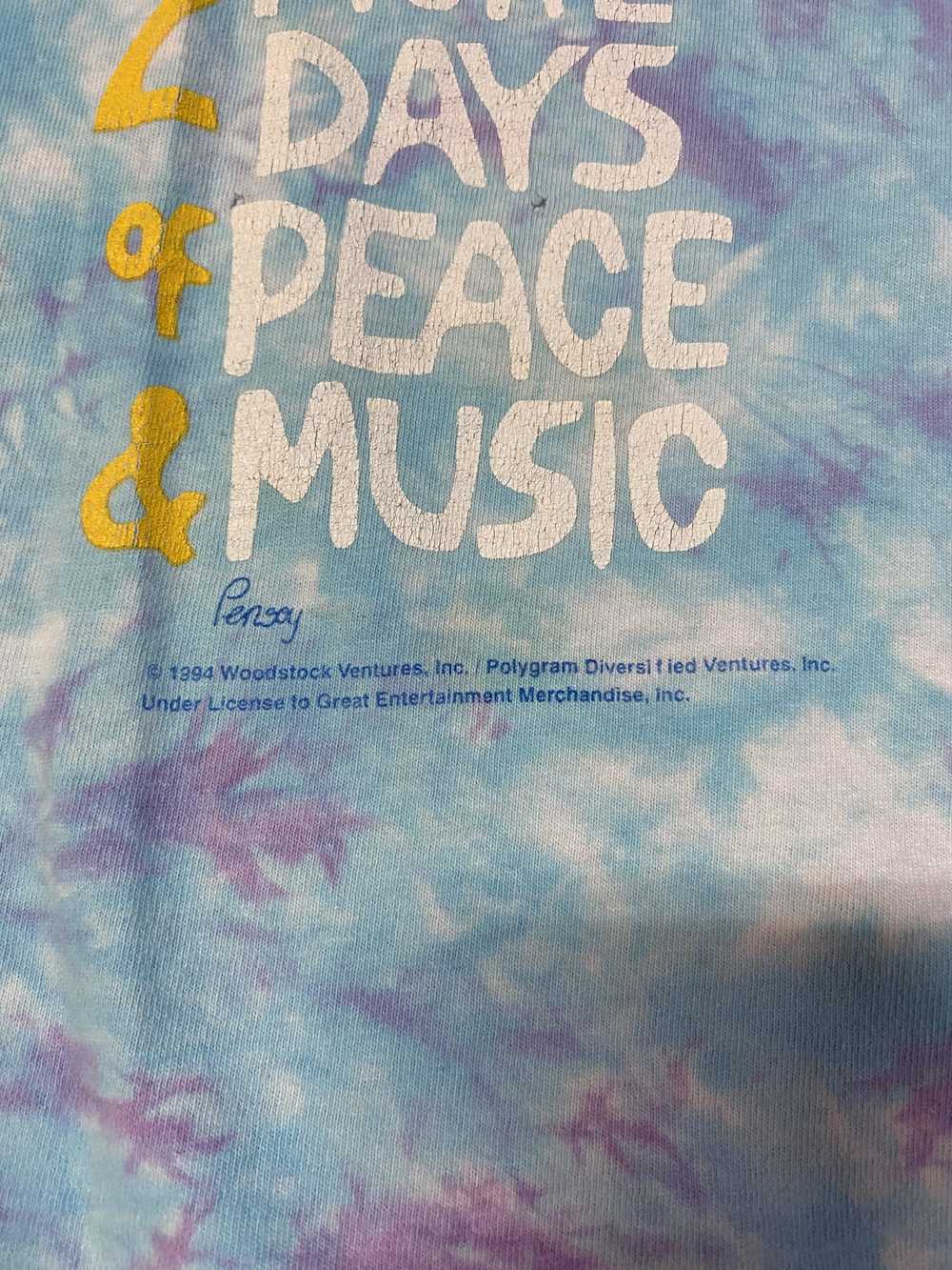 1994 Woodstock Festival Tye Dye Tee - image 6