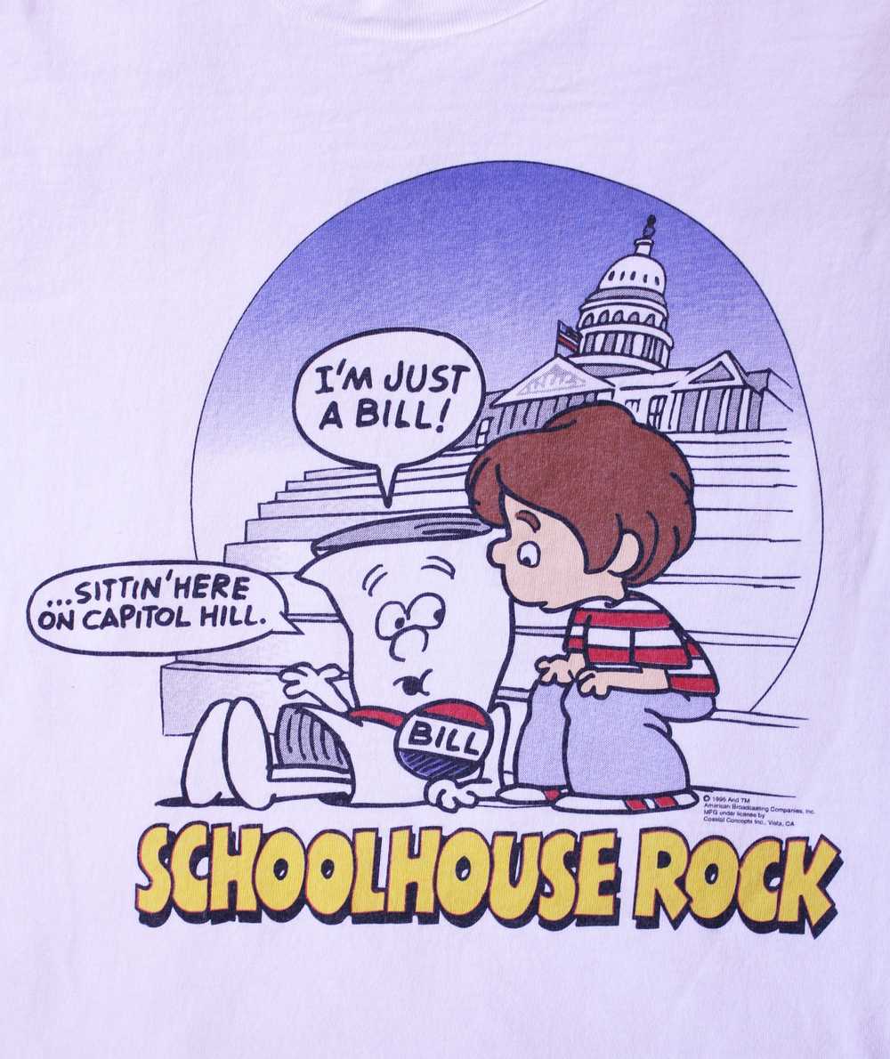 1995 Schoolhouse Rock Shirt – Small / Cartoon Shi… - image 4