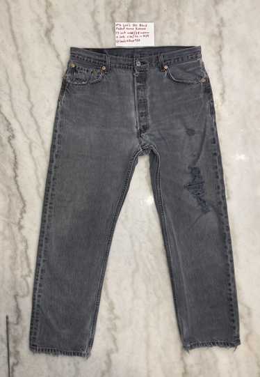 Levi's Vintage Levi’s 501 Black 34x28 Distressed