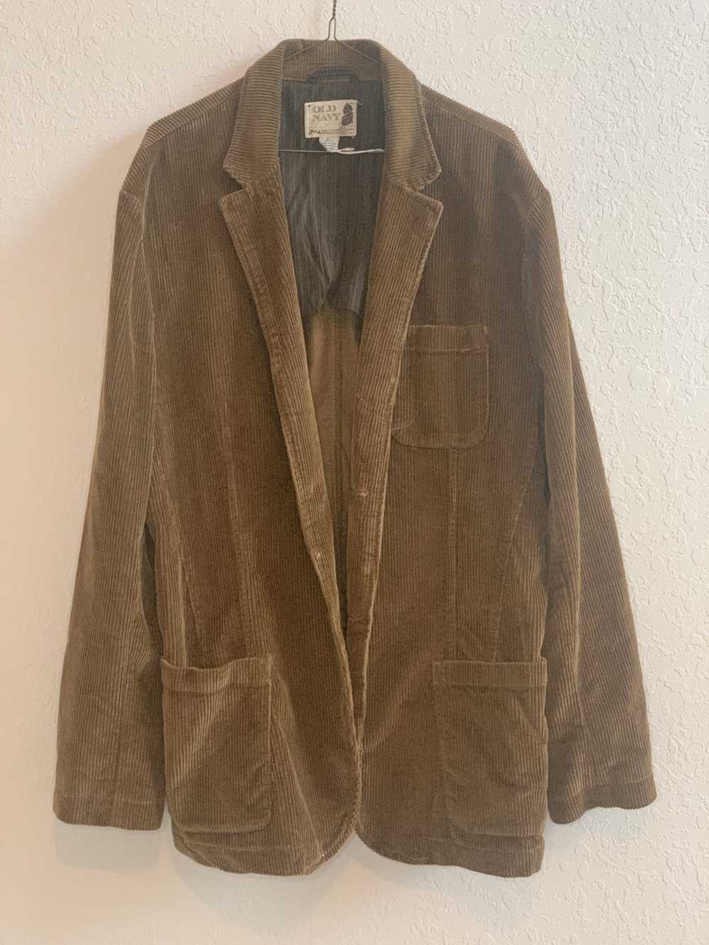 Old Navy Vintage Old Navy Corduroy Trench Coat Ja… - image 1