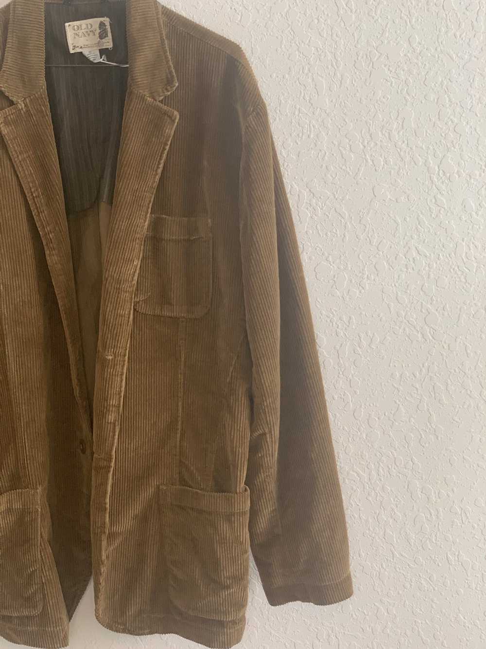 Old Navy Vintage Old Navy Corduroy Trench Coat Ja… - image 4