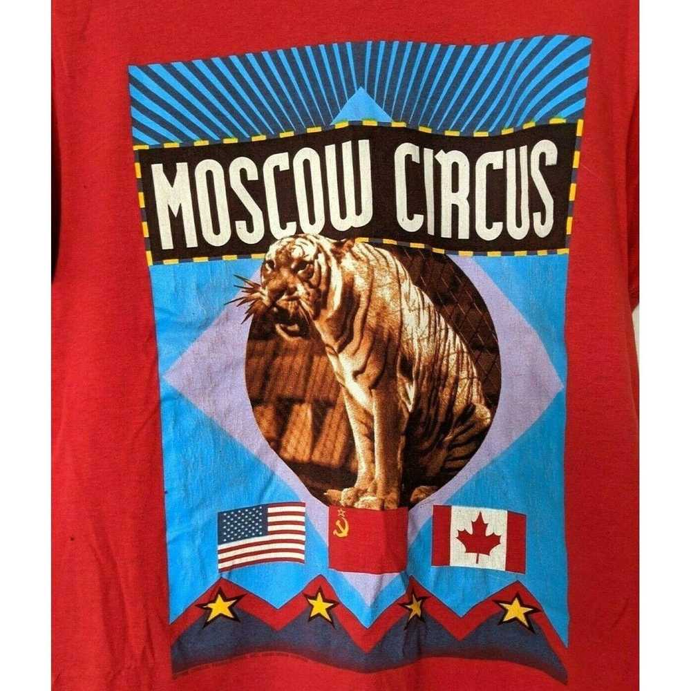 Screen Stars Moscow Circus Mens Large TShirt Scre… - image 2