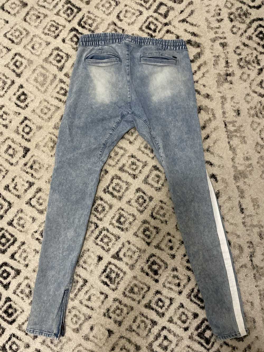 Pacsun Pacsun ripped side stripe jeans - image 2