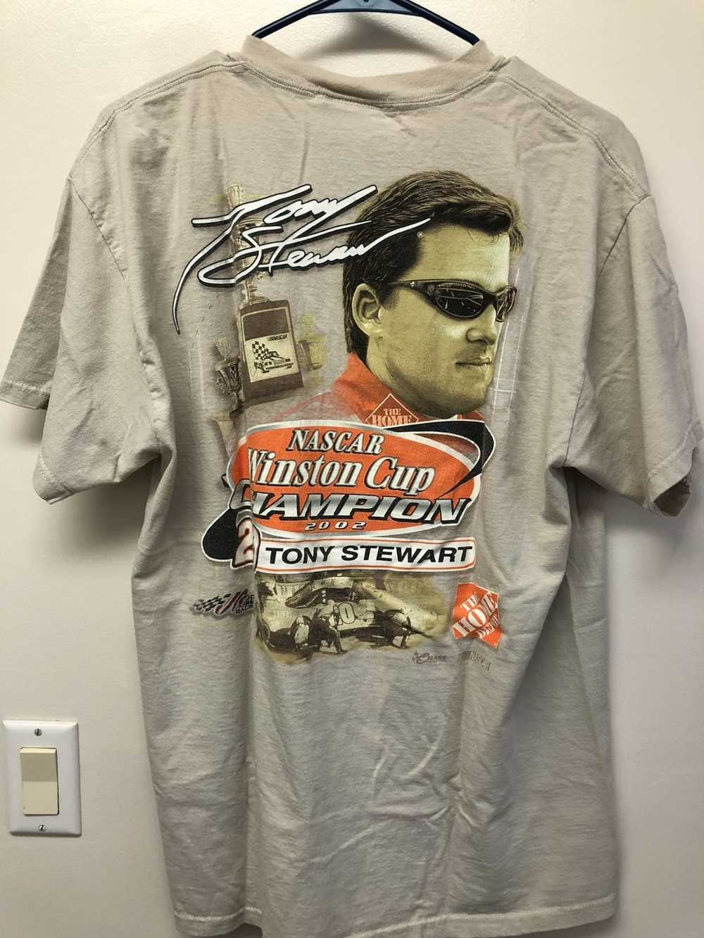 NASCAR Tan NASCAR Tony Stewart T shirt - image 3