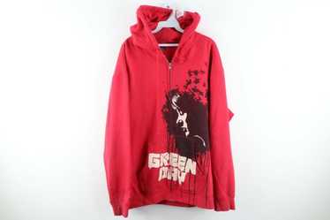 Green Day Hella Mega Tour Merch Warning Sign Hoodie - Spoias