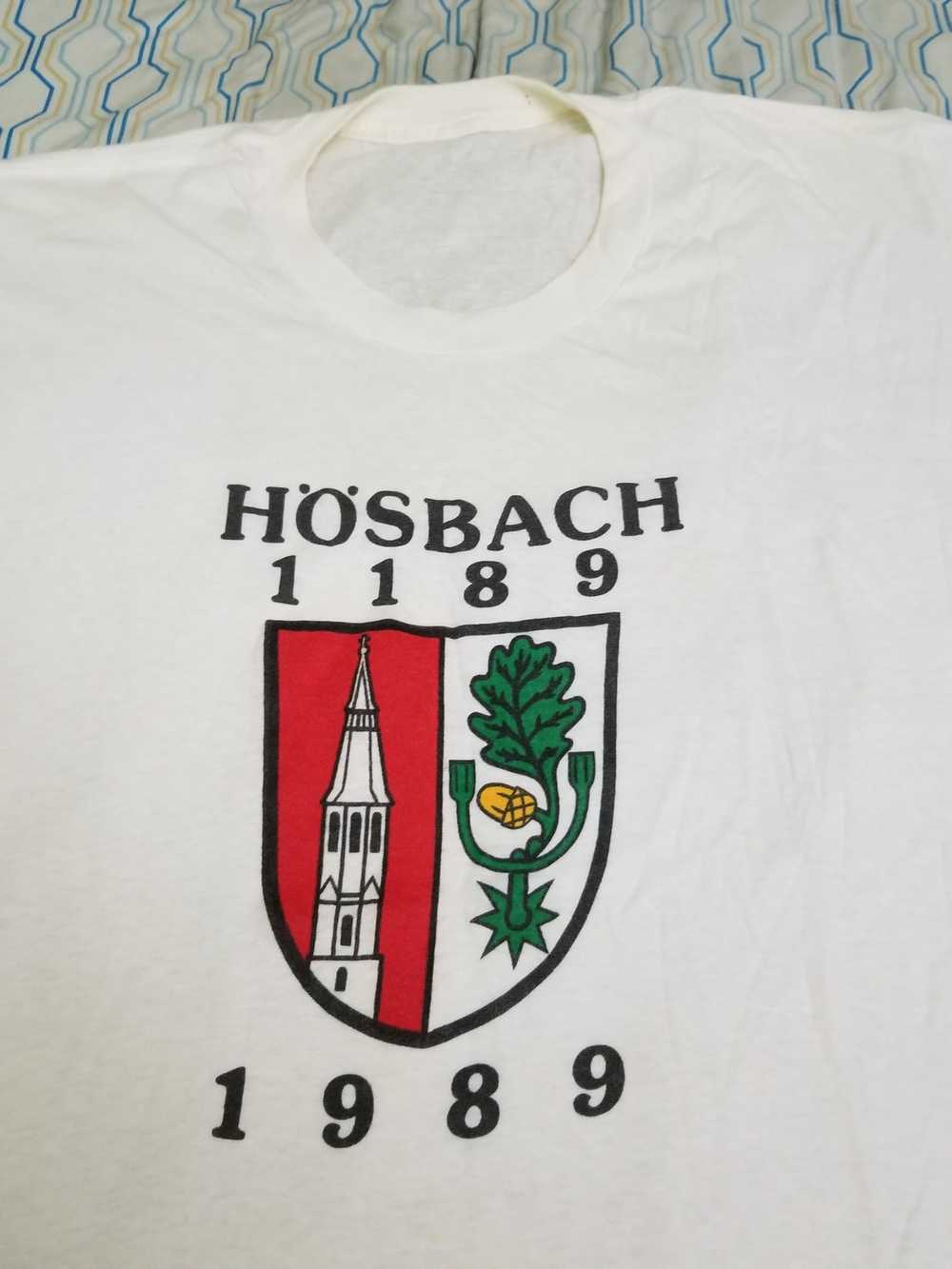 German × Vintage Vintage 80s Hosbach Germany T Sh… - image 1